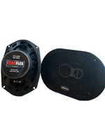 Load image into Gallery viewer, Back View of Zeroflex 6x9" 3-Way Coaxial Car Speaker 120W RMS EFX693 (Pair)