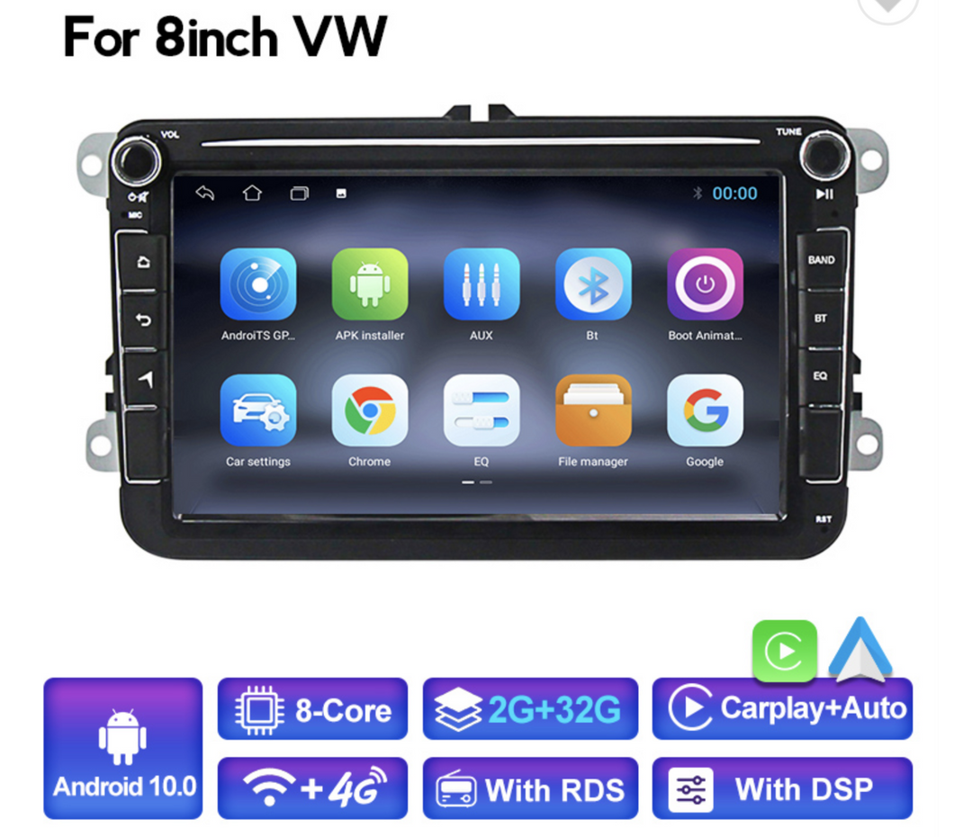 Volkswagen 8inch Android ( Wifi + 4G )