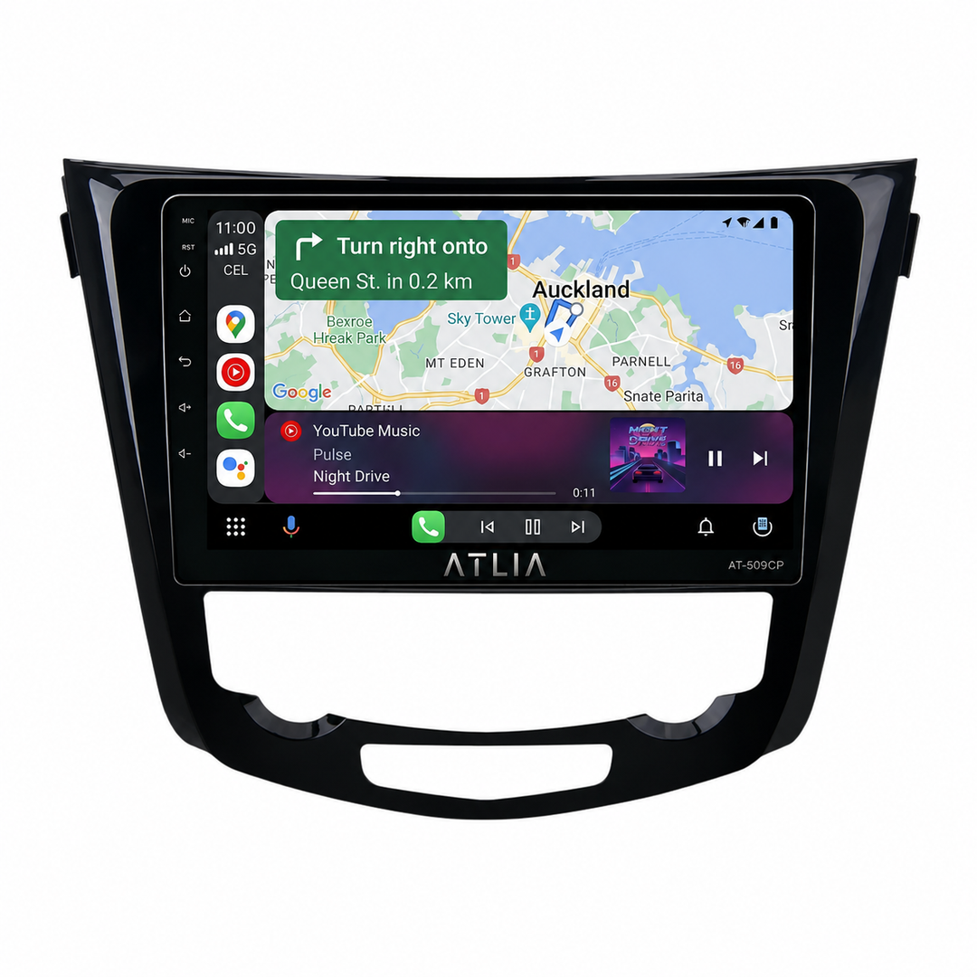 Atlia 9-Inch Wireless Apple CarPlay & Android Auto Stereo for Nissan X-Trail 2013–2021