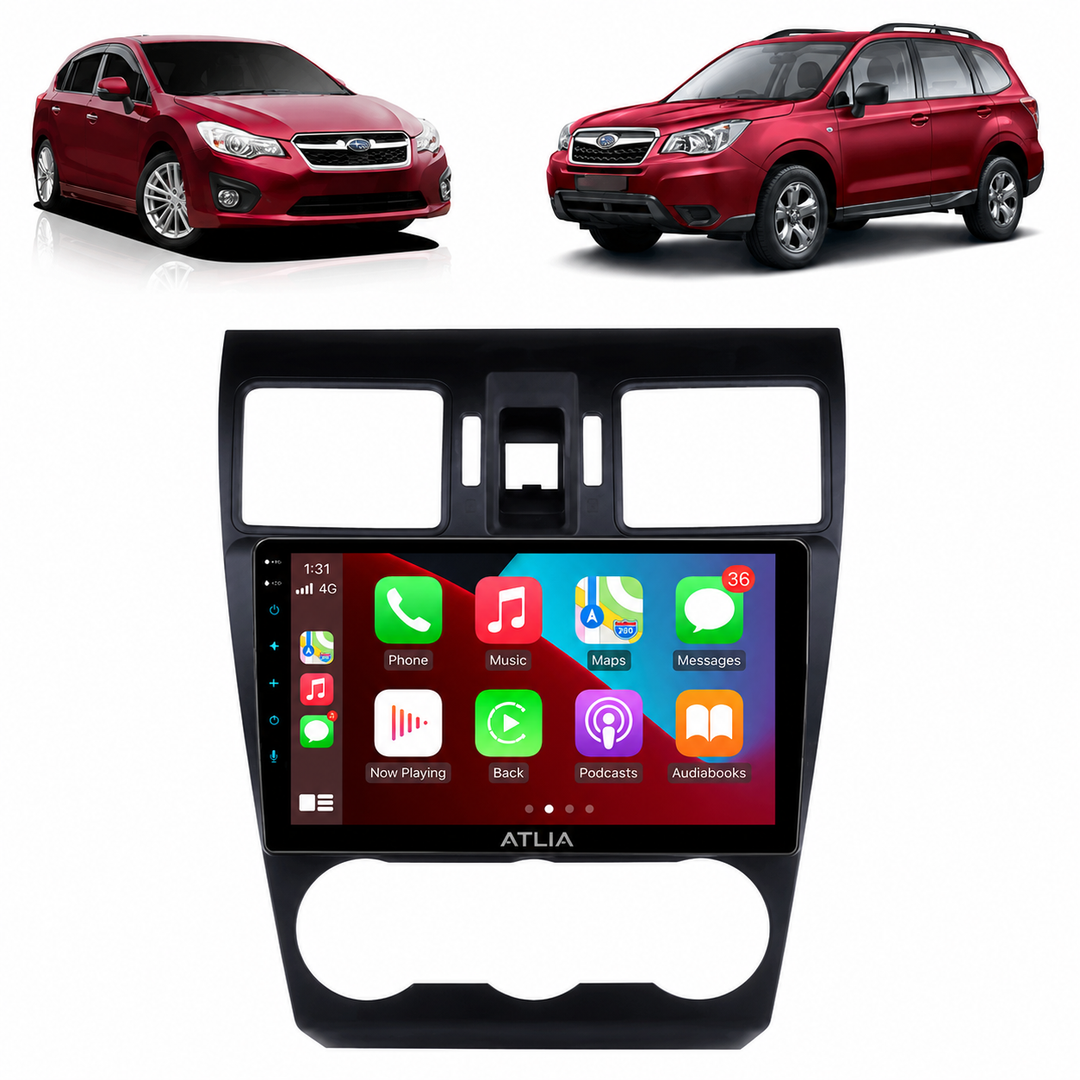 Atlia Wireless Apple CarPlay & Android Auto Stereo for Subaru Forester, Impreza & XV 2013–2018