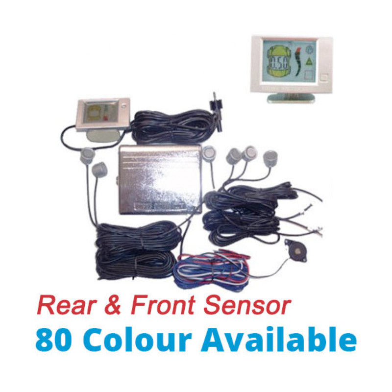 SoundTech QJ-668 Front & Rear Parking Sensor (Front 2 & Rear 4 Sensors), 80 Colours Available (Installed)