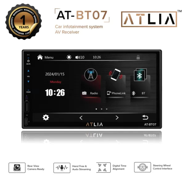 Atlia AT-BT07 Car Bluetooth Stereo / Entertainment Unit