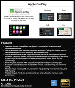 Load image into Gallery viewer, Altia AT-LX09 Headunit – Wireless Apple CarPlay, Android Auto, and High-Performance 7-Inch Touchscreen Car Stereo
