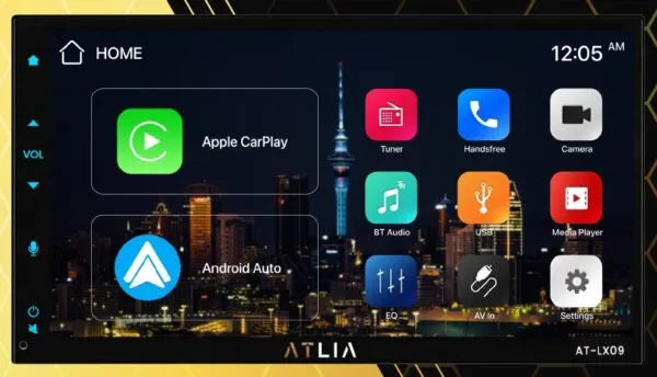 Altia AT-LX09 Headunit – Wireless Apple CarPlay, Android Auto, and High-Performance 7-Inch Touchscreen Car Stereo