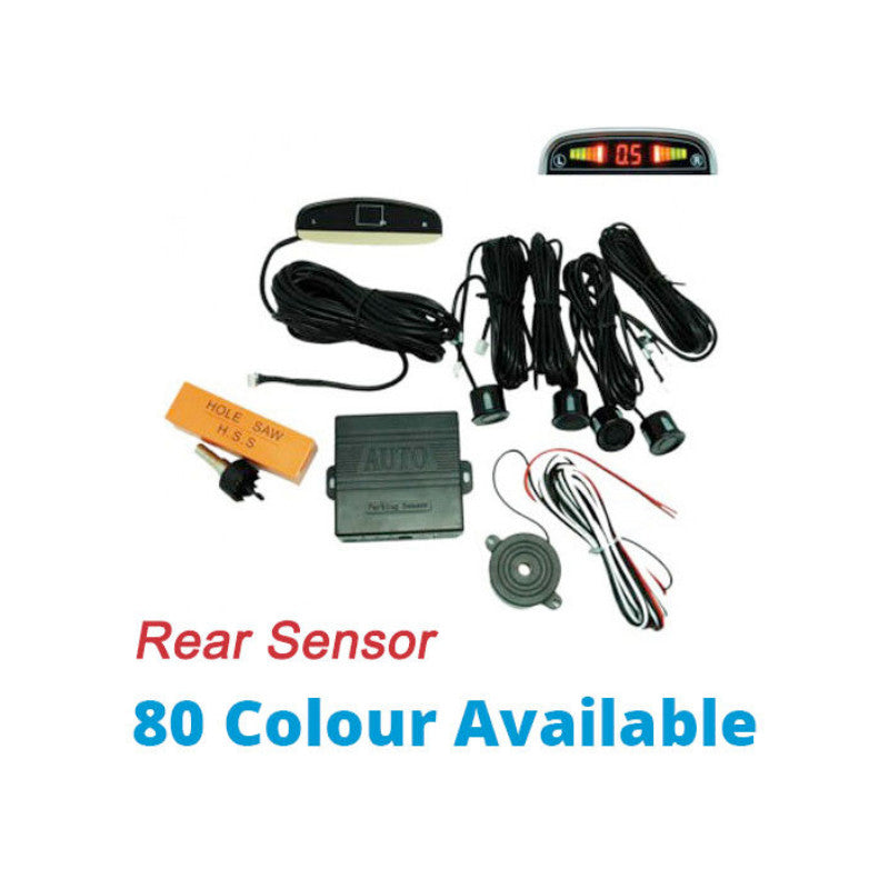 SoundTech QJ-408 Rear Parking Sensors (4 Sensors), 80 Colours Available (Installed)